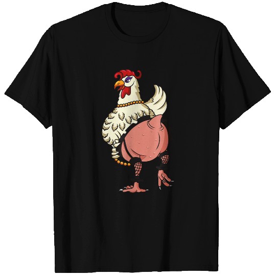 Chicken Hen Farmer Poultry Farming T-Shirts