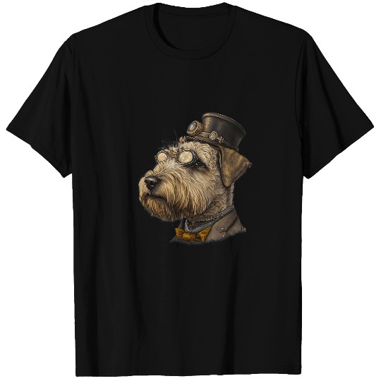 Gothic Steampunk Soft coated wheaten terrier T-Shirts