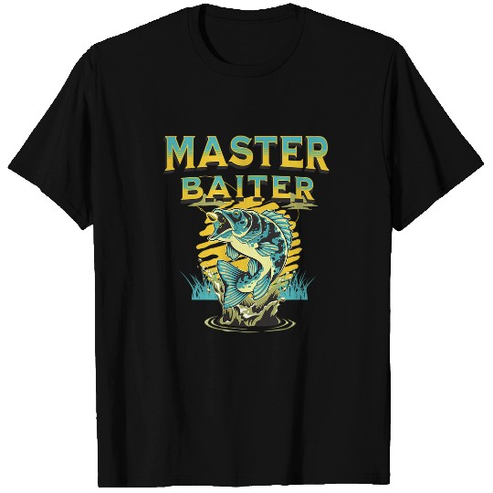 Fishing Master Baiter Funny Fishing 2 Fisher T-Shirts