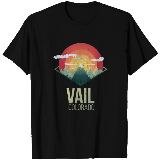 Skiing Ski Snowboard Vail Colorado Ski Winter Mountain Gift T-Shirts