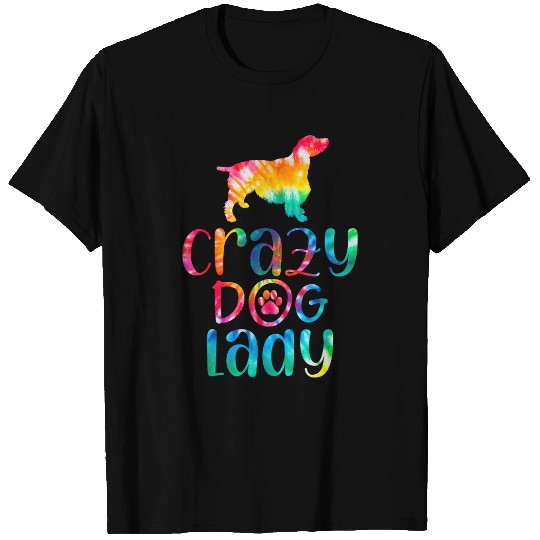 Funny Dog Lover Gift English Springer Spaniel s Tie Dye T-Shirts