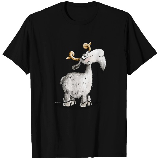 Goats Lover Grumpy Goats I Goats Statement Fun Farm Animal T-Shirts
