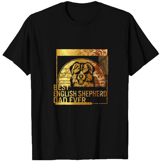 bests English Shepherd Dad Ever dog dad gifts for men Dog Fat 21 T-Shirts
