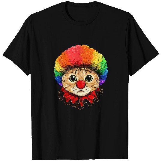 Cat Clown carnivals Circus Staff Kitten Cat Mom Dad Cat Lover T-Shirts