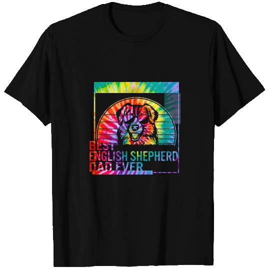 bests English Shepherd Dad Ever dog dad gifts for men Dog Fat T-Shirts