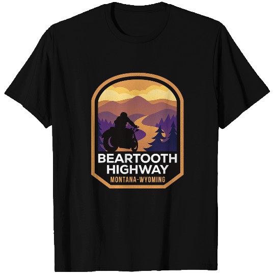 Beartooth Highway Montana Wyoming Motorcycle Biker T-Shirts