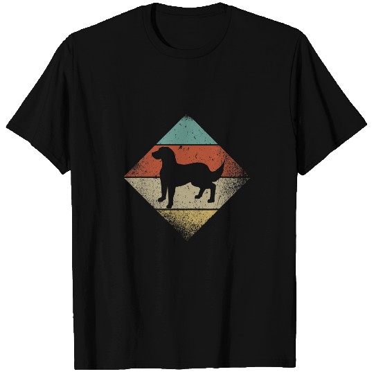 FlatCoated Retriever vintages Retro 1970s Dog Breed T-Shirts