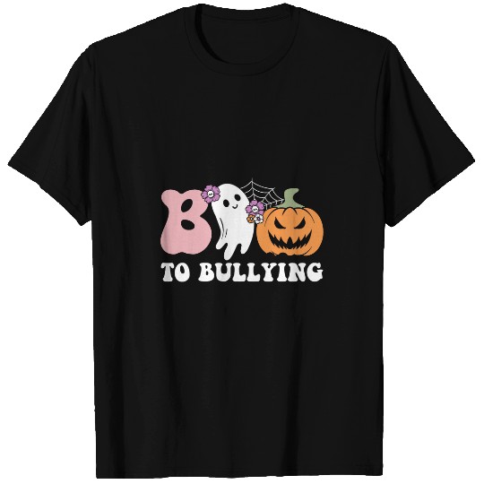 Boo To Bullying ghosts Halloween Orange antis Bully Unity Day T-Shirts