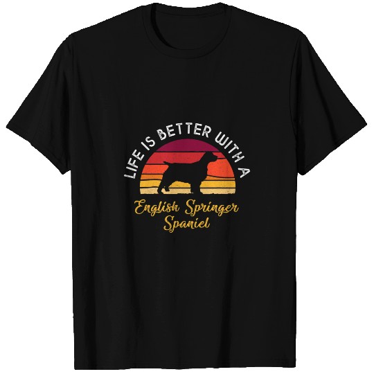 bests Dog Dad Ever s English Springer Spaniel T-Shirts