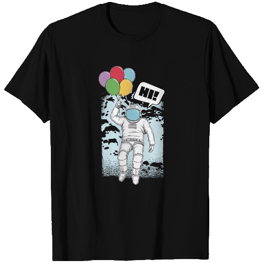 Astronaut Balloon Planetary Science T-Shirts