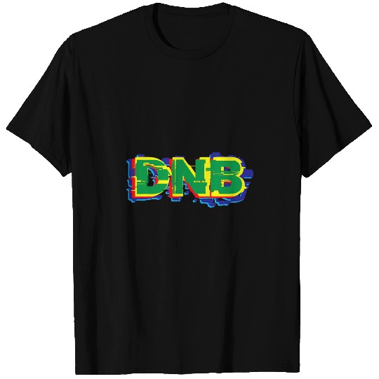 DNB   Heavy Glitch Junglist Drum n Bass Breakbeat Crew T-Shirts