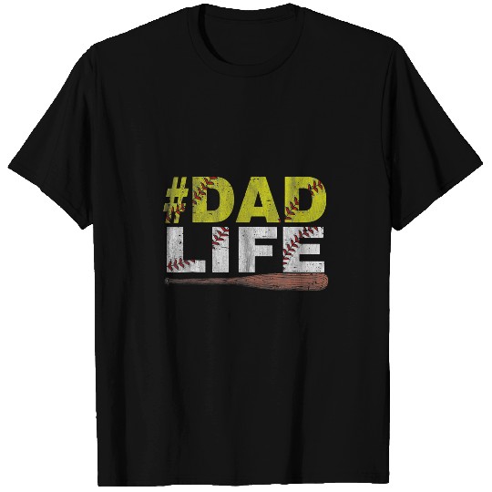 Funny Dad Life Softball Baseball Daddy Sports Fathers Day T-Shirts
