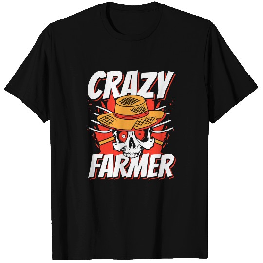 crazys Farmer Rancher Agribusiness Agriculture Farmer T-Shirts