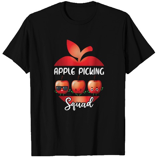 Fruit Picker Farmer Harvest Season Funny Apple Picking Crew T-Shirts