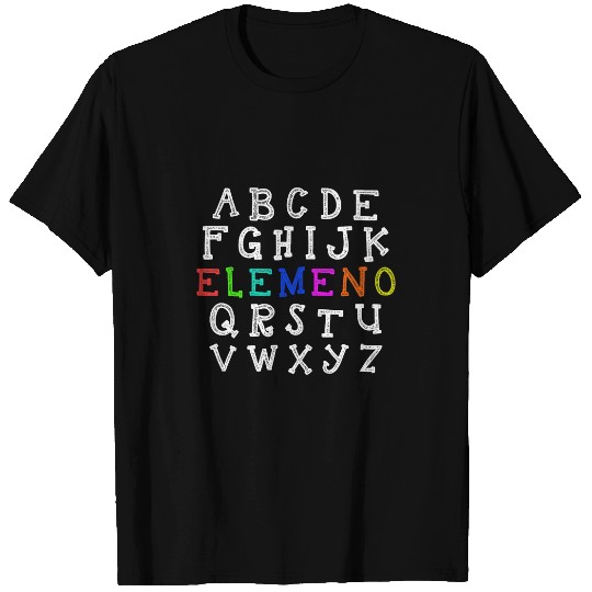 ABC Elemeno Kindergarten Teacher Cute Gifts Back to School T-Shirts