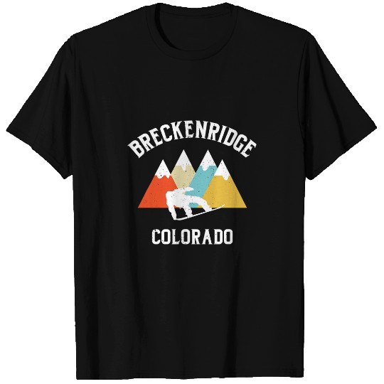 Skiing Ski Breckenridge Colorado Snowboard Vacation Souvenir T-Shirts