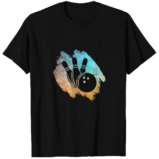 Bowling modern art bowler motif Bowling alley Bowling ball T-Shirts