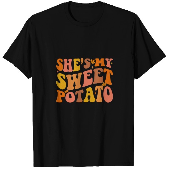 Thanksgiving Matching Couple Shes My Sweet Potato I Yam Set 21 T-Shirts