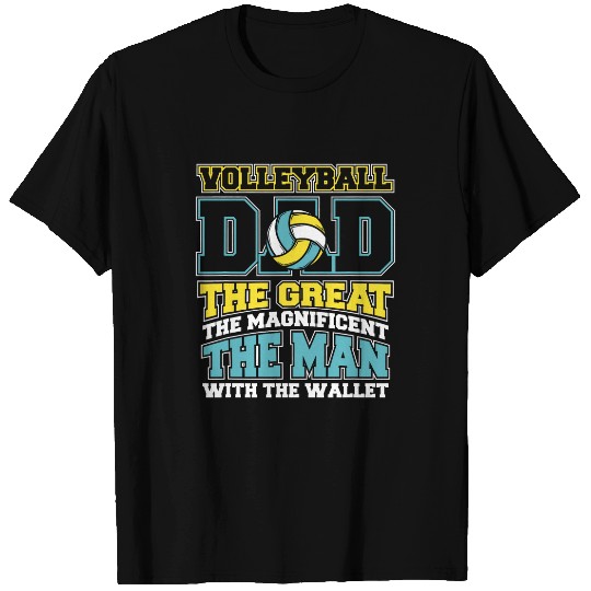 Funny Volleyball Vball Beach Volleyball Dad T-Shirts