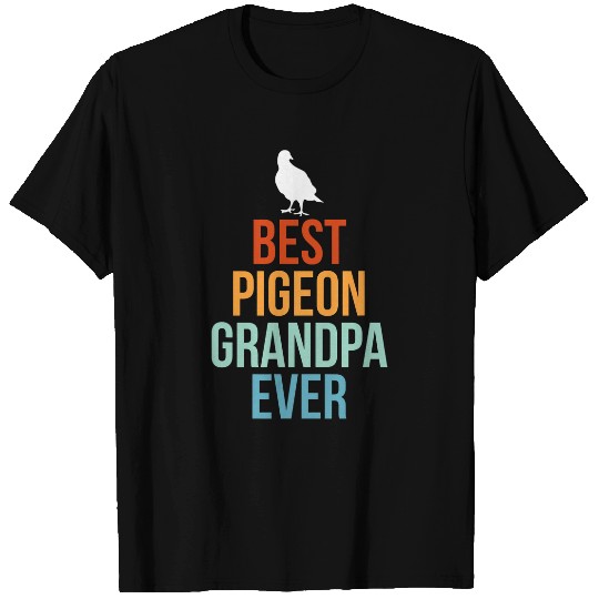 Mens bests Pigeon Grandpa Animals Dovecote Race Birds Breeding T-Shirts