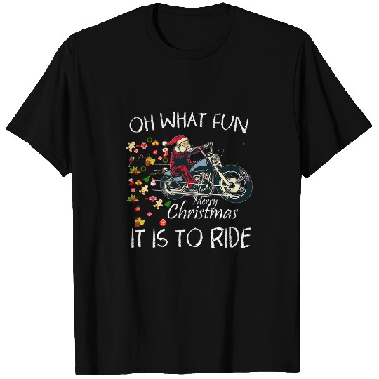 Biker Santa Motorcycle Fan Merry Christmas xmass Holidays 26 T-Shirts