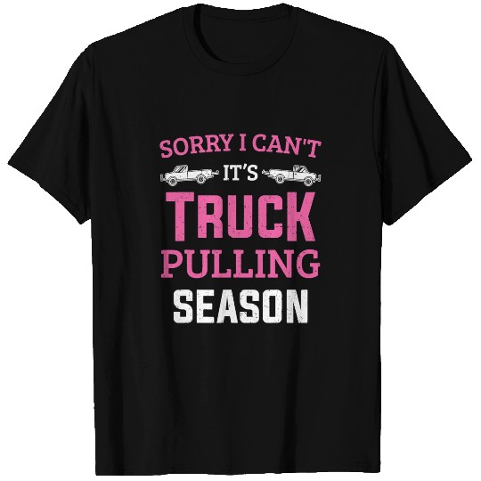 Tractor driving Pulling Tractor Pull Tractor Pulling Season Women T-Shirts