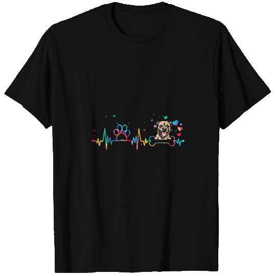 Border Terrier Heartbeat Funny Tie Dye Dog Lovers T-Shirts