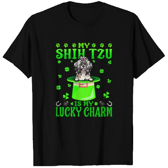 My Shih Tzu Is My Lucky Charm St Patricks Day T-Shirts