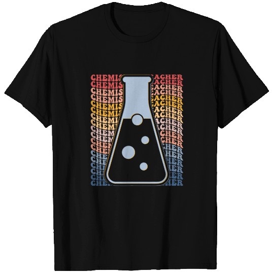 Chemistry Teacher Groovy Chemist T-Shirts