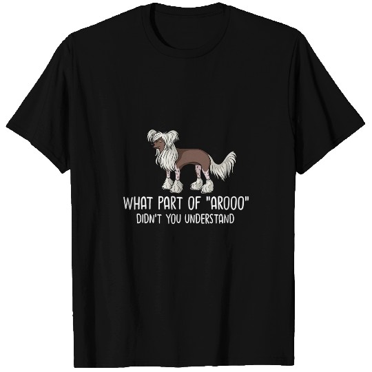 Chinese Crested Powderpuff Dog Puppies Owner Lover 4 T-Shirts