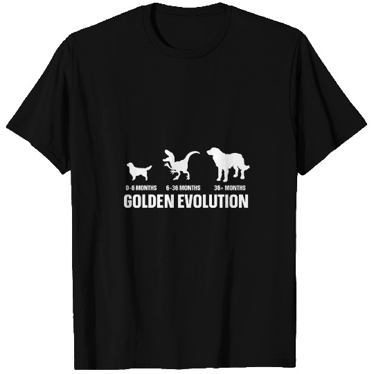 Golden Evolution Quote for a Golden Retriever Owner T-Shirts