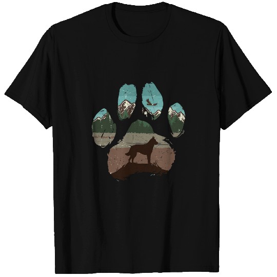 Belgian Malinois Paw Mom Dad Dog Lover Women T-Shirts