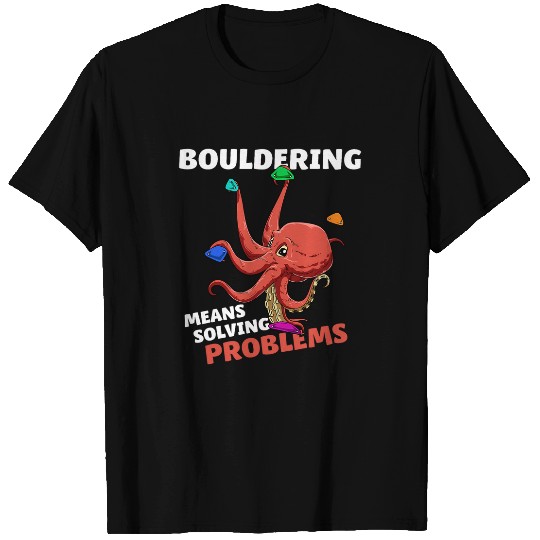 Funny Bouldering and Rock Climbing T-Shirts
