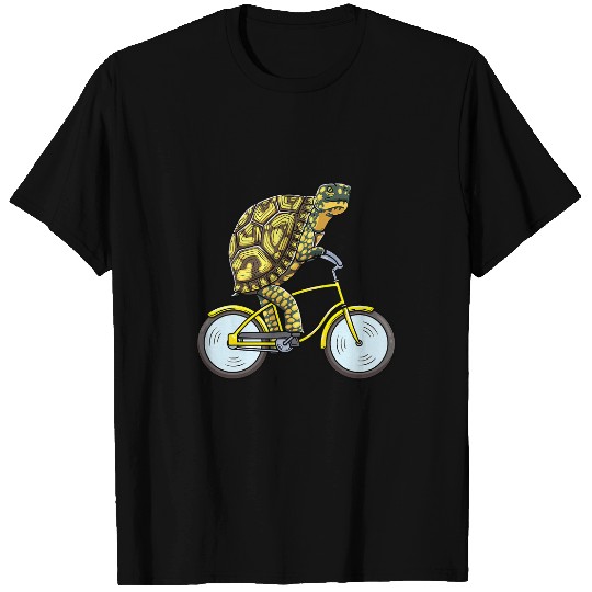 Eastern Box Turtle On Bike Cycling T-Shirts