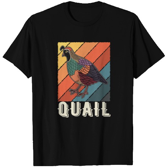 Quail bird species ornamental quail farmer 23 T-Shirts