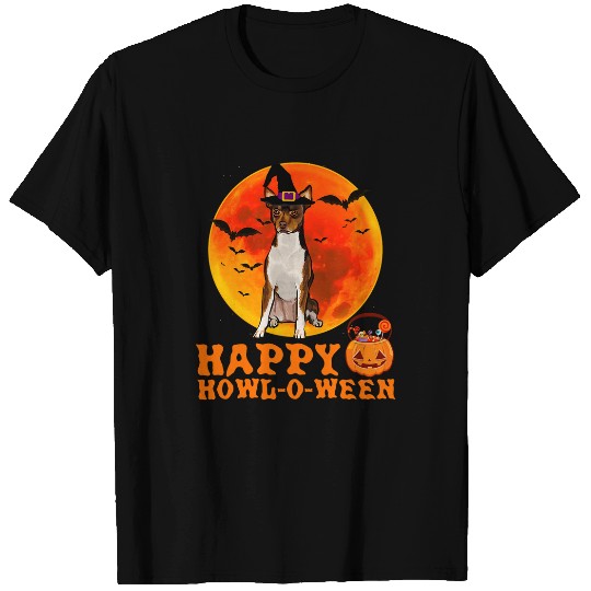 Funny Toy Fox Terrier Dog Halloween Happy Howloween T-Shirts