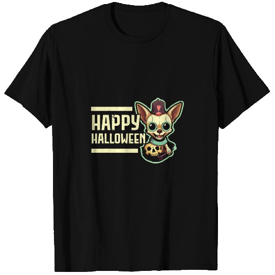 Chihuahua Halloween Puppy Trick Or Treat Spooky Dog Lover T-Shirts