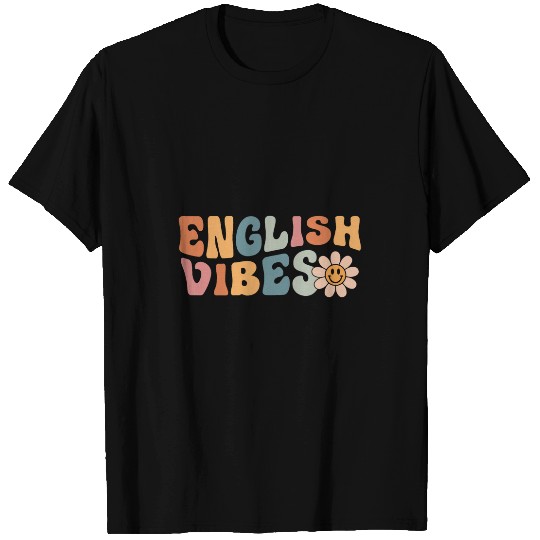 English Teacher English Vibes Teacher Back to School Day T-Shirts