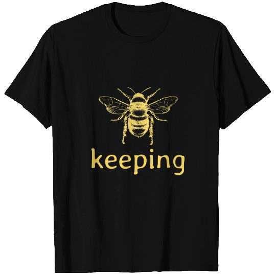 Bee Keeping Gold Bumble Bee Beekeeping T-Shirts