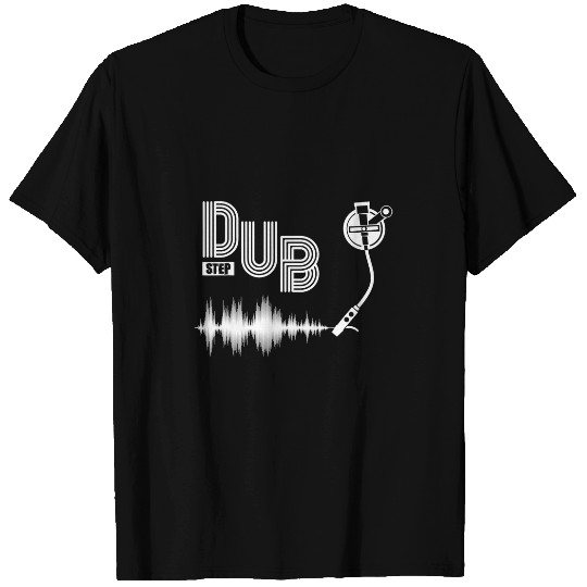 Dub Step Music Vinyl DJ Record Player T-Shirts