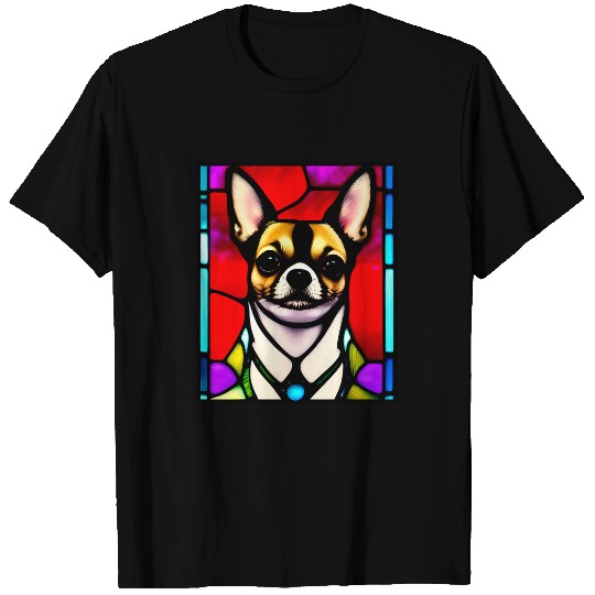 Chihuahua Stained Glass Pop Art 2 T-Shirts
