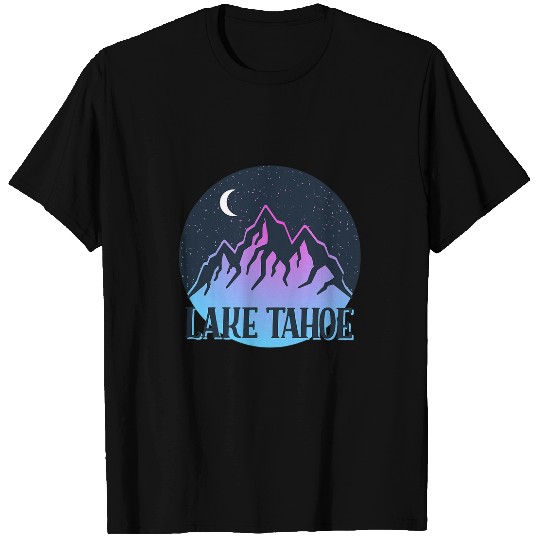 Skiing Ski Lake Tahoe T Outdoor Ski Snowboarding Mountain Resort T-Shirts
