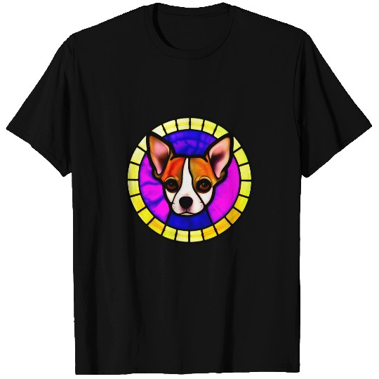 Chihuahua Stained Glass Pop Art 6 T-Shirts