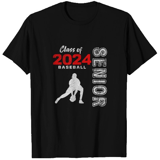 Baseball Player Senior Class of 2024 Graduation 2024 T-Shirts