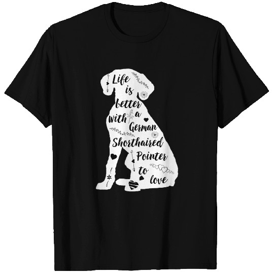 German Shorthaired Pointer Design for GSP Dog Lovers T-Shirts