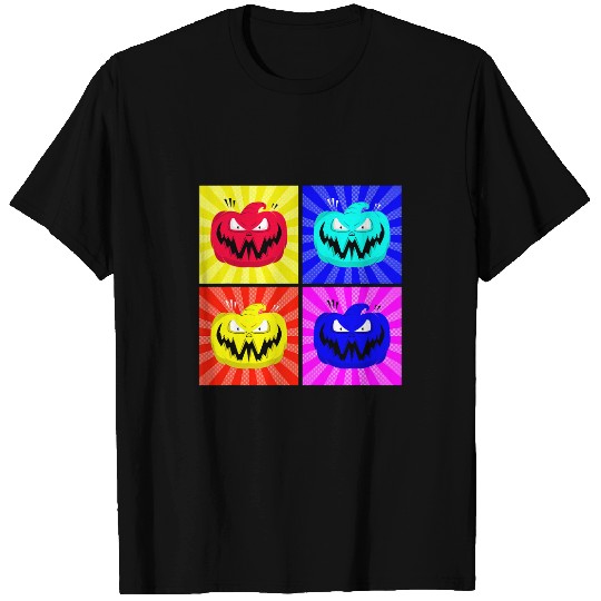 Funny Halloween Pumpkin Cool Pop art Halloween T-Shirts