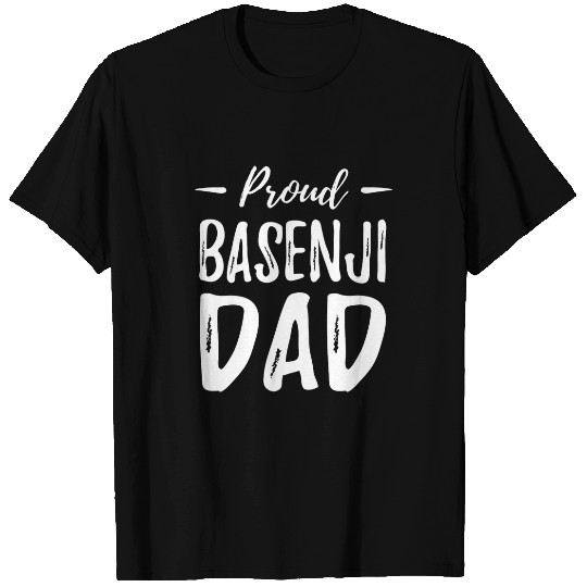 Basenji Dog Dad Funny Proud Dog Lover Gift T-Shirts