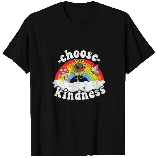 Positive Sunflower Rainbow Peace Butterfly Choose Kindness 25 T-Shirts