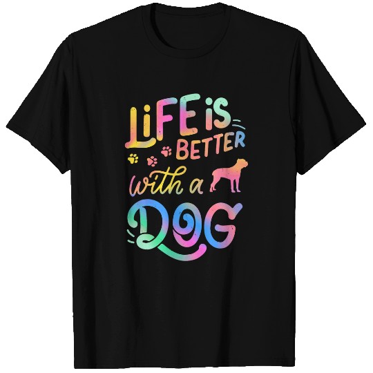 Cane Corso Life is Better with my Dog Mom Dad T-Shirts