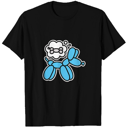 Balloon dog with bone Balloon animal twister Balloon Artist T-Shirts